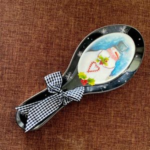 Snowman Spoon-rest NWOT